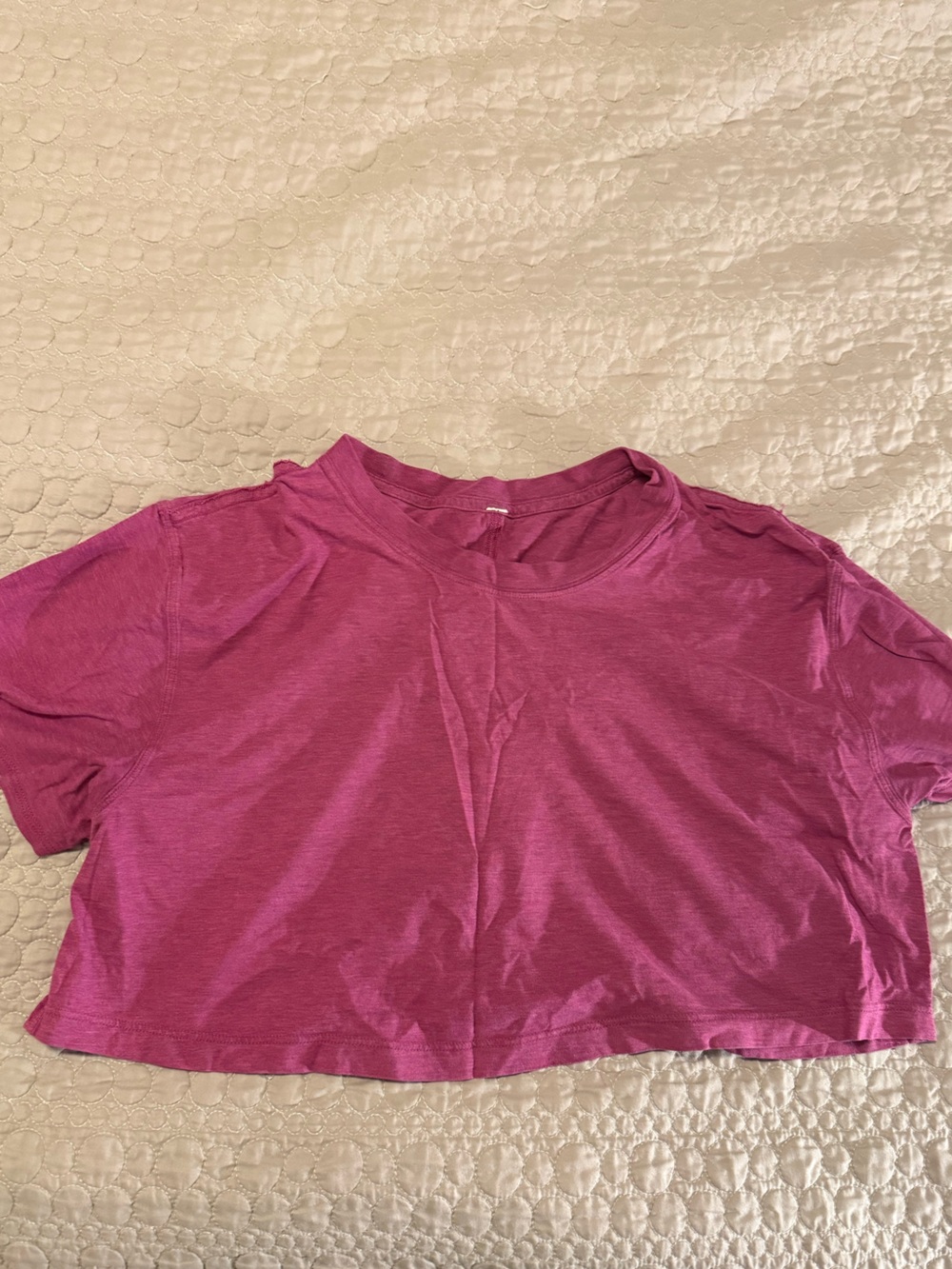 lululemon athletica All Yours Cropped pink top